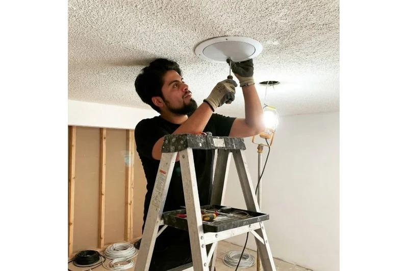 Instalación de parlante empotrado de cielo